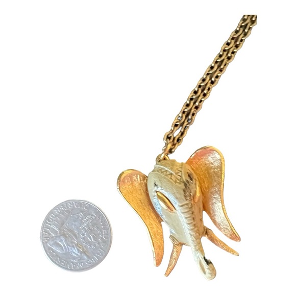 Vintage Razza Small Elephant Necklace - Picture 4 of 4